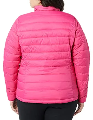 Amazon Essentials Women's Lightweight Long-Sleeve Water-Resistant Puffer Jacket (Available in Plus Size), Black, Medium