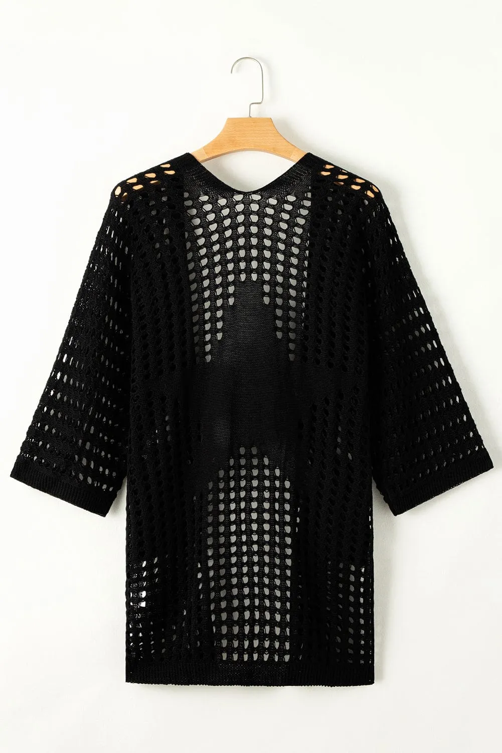 Black Knitted Cardigan