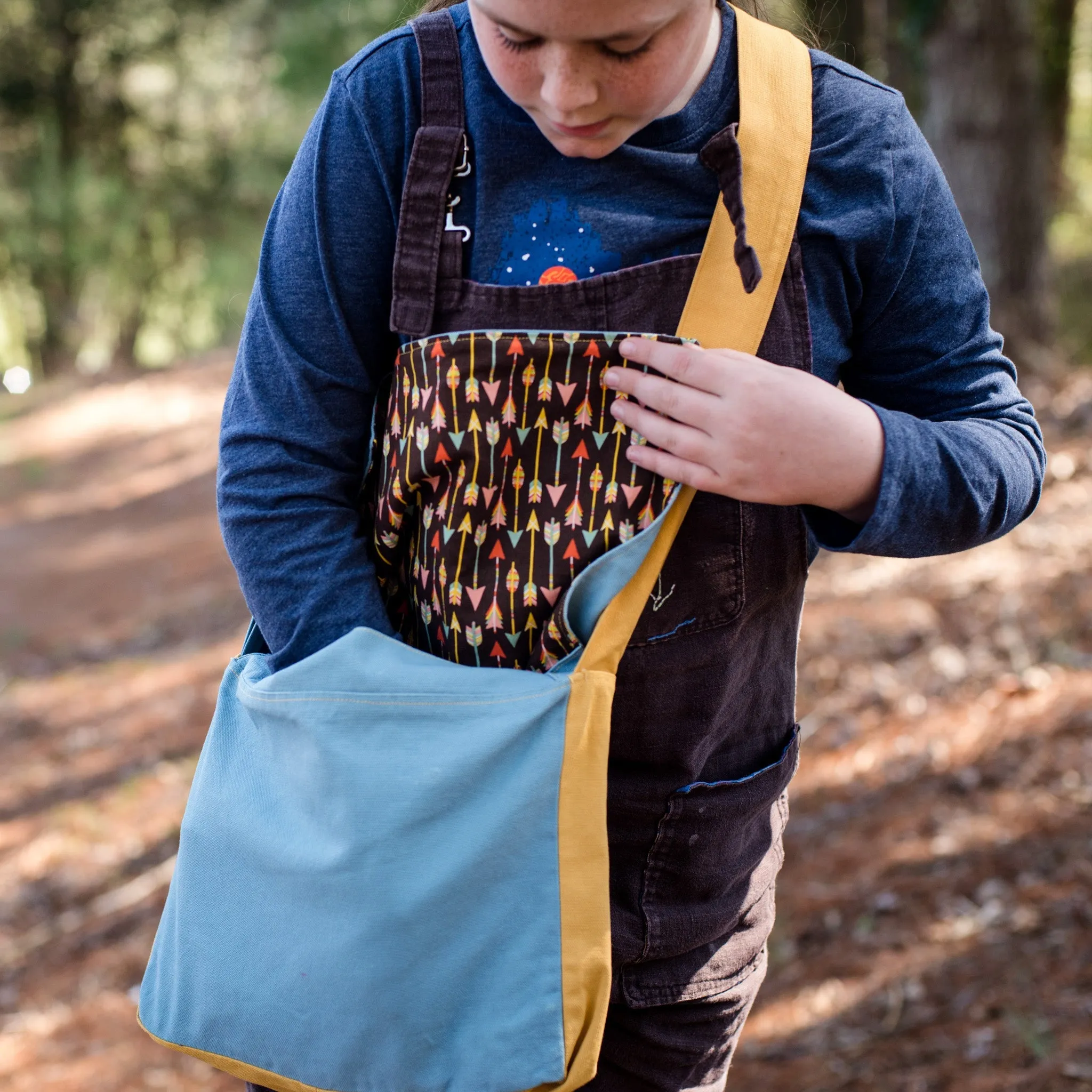 BUNDLE - Foraging   Leaf Satchel Sewing Patterns