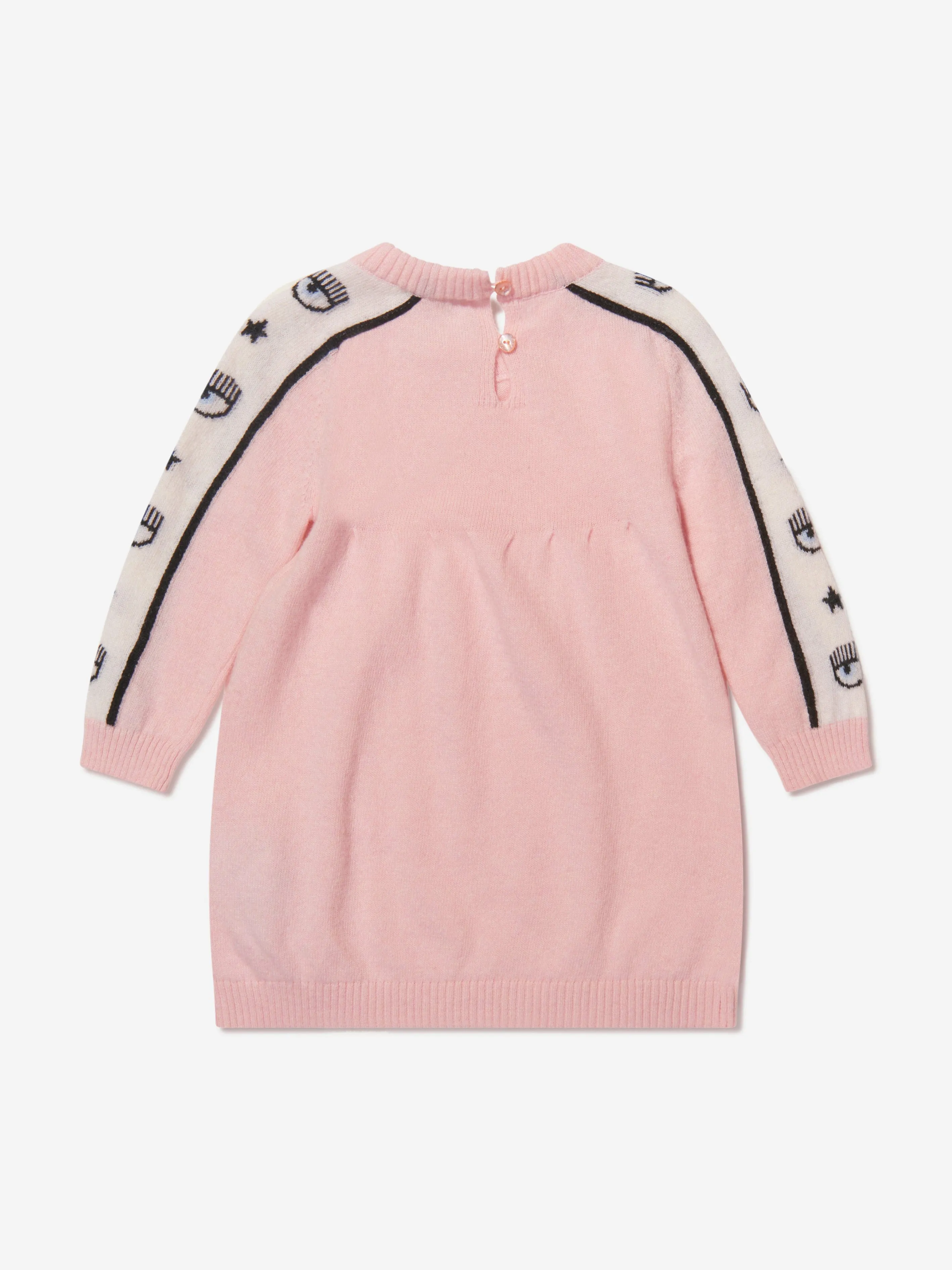 Chiara Ferragni Baby Girls Logo Tape Knitted Dress