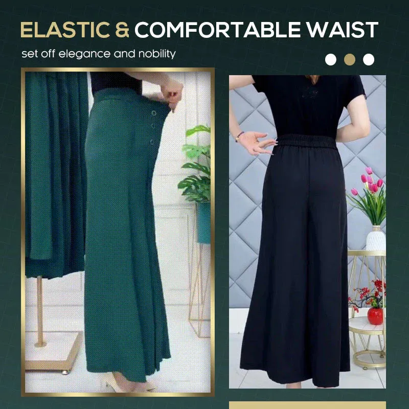 Comfortable & Skin-Friendly Pleated Wide Leg Pants