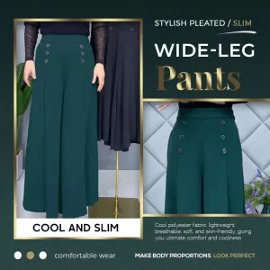 Comfortable & Skin-Friendly Pleated Wide Leg Pants