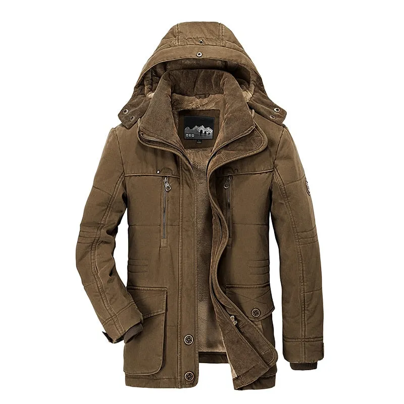 Freizeitjacke Mode Winter Parkas Pelz Trench Dicker Warme Mäntel