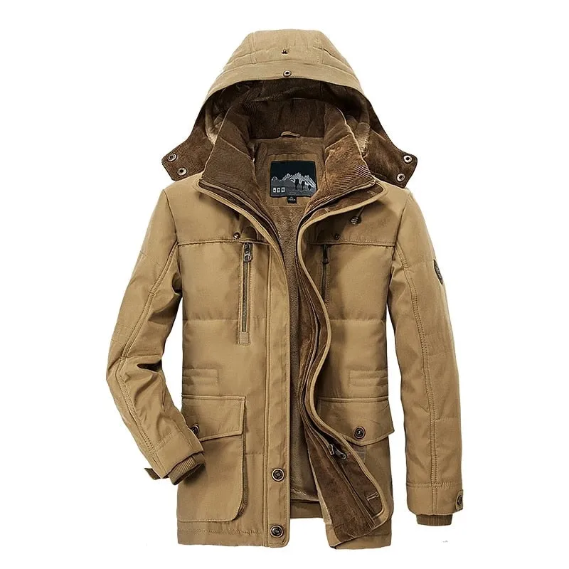 Freizeitjacke Mode Winter Parkas Pelz Trench Dicker Warme Mäntel