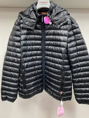 Frieda & Freddies Quilted Black Puffa Jacket 3702 Col 99