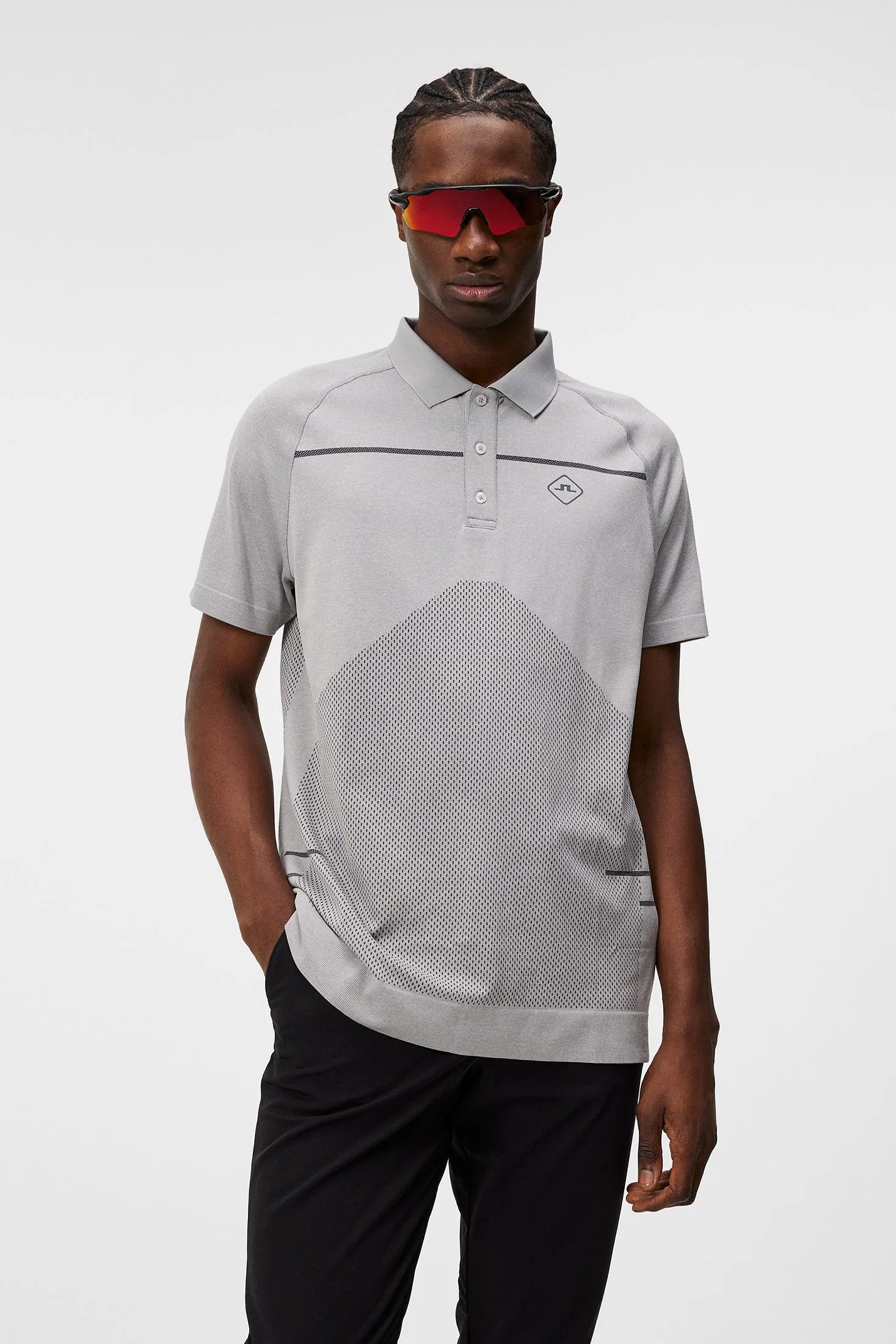 Jimmy Seamless Polo / Light Grey Melange