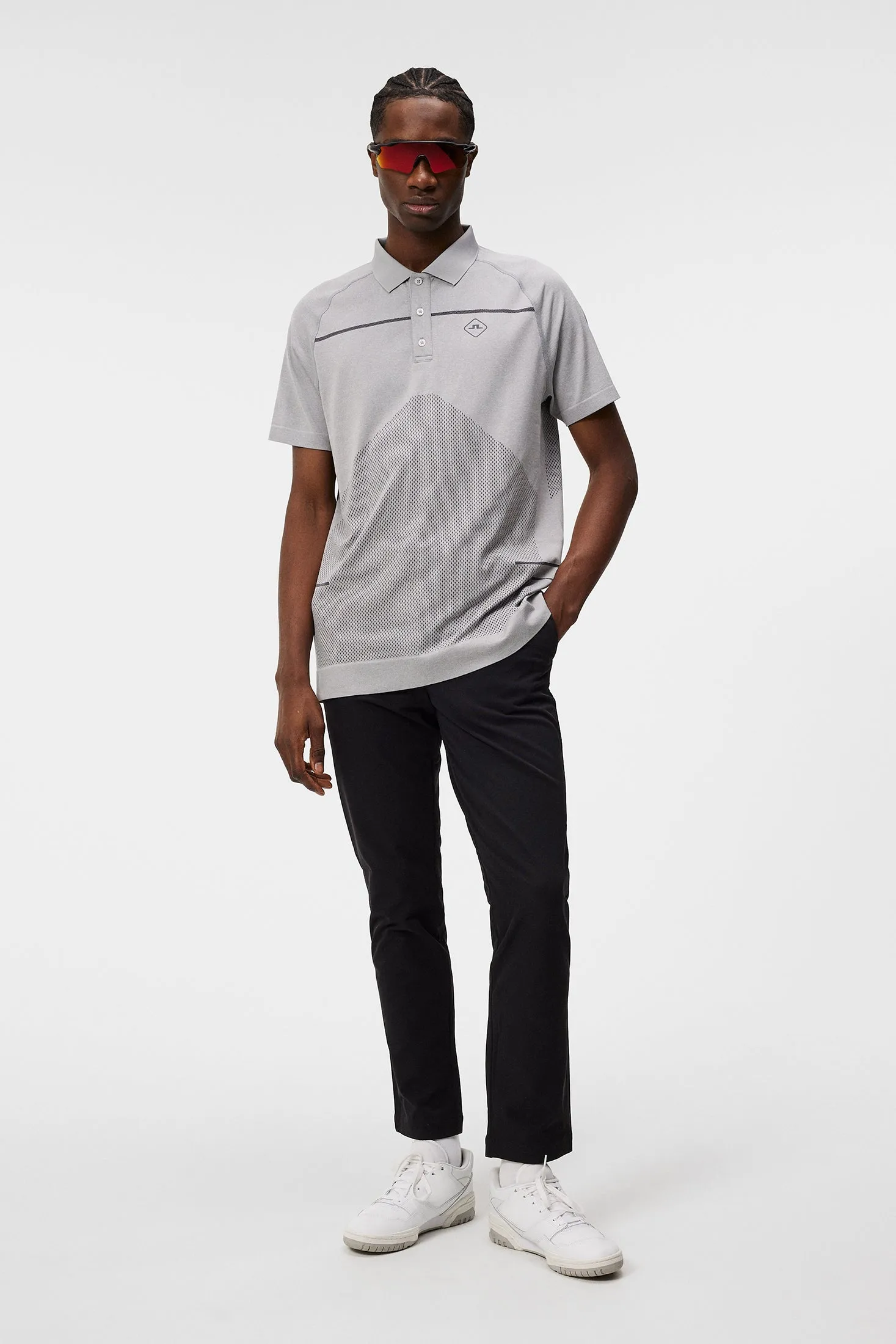 Jimmy Seamless Polo / Light Grey Melange