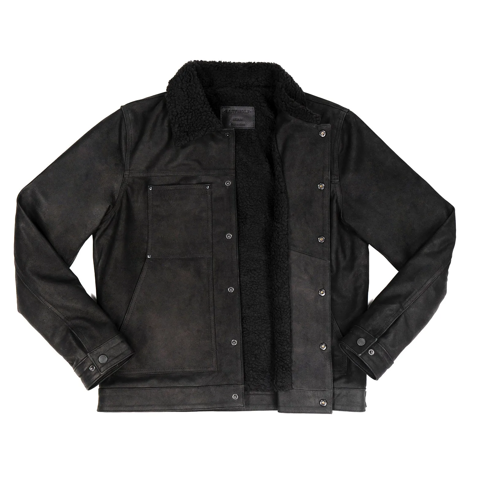 JUNEAU LEATHER JACKET - CLASSIC BLACK