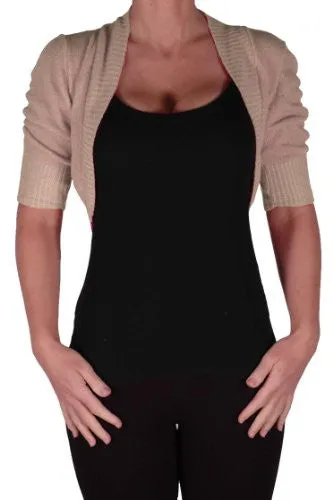 Kara Short Sleeve Knitted Shrugs