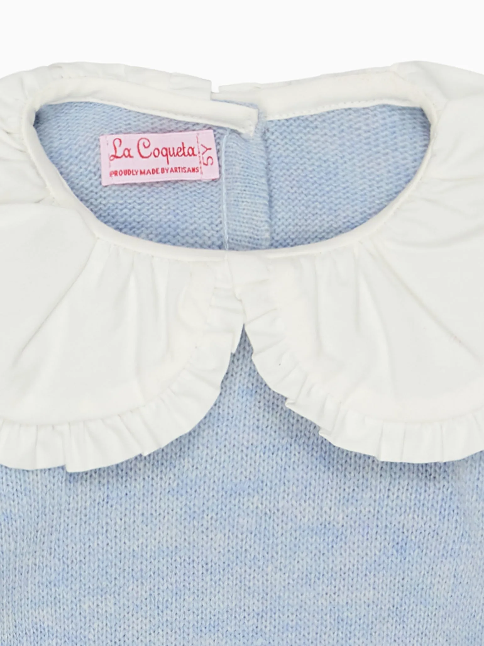 Light Blue Lupita Merino Girl Jumper