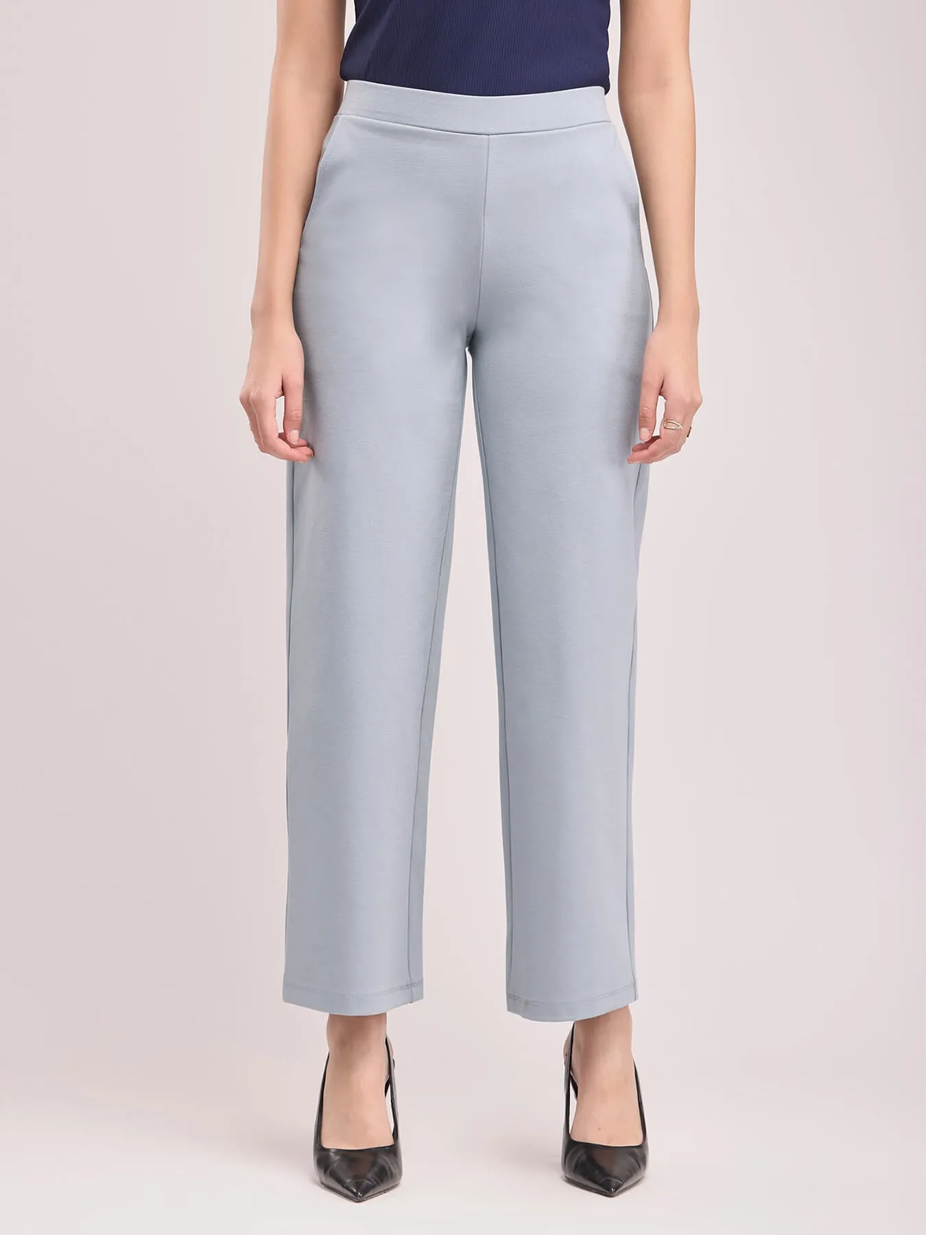 LivIn Wide Leg Pants - Grey