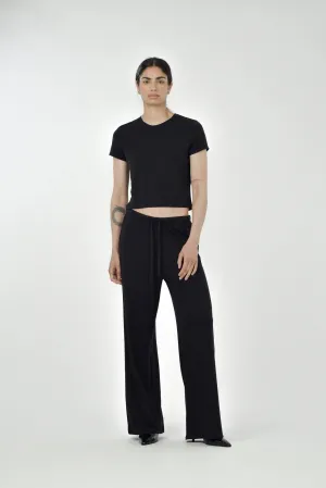 Paper Label - Cozette Wide Leg (Black)