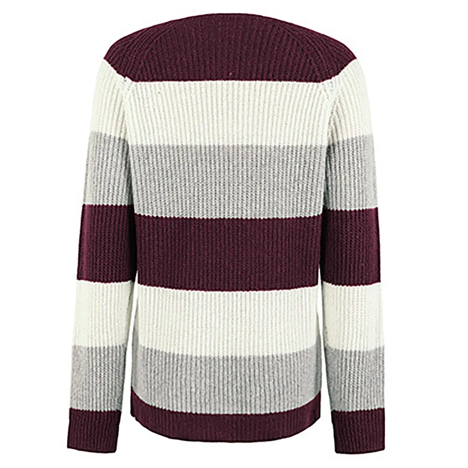 Round Neck Multicolor Sweater