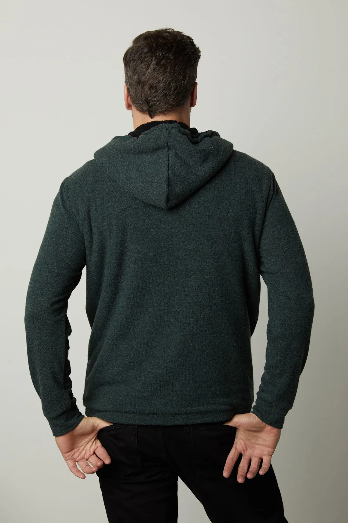 SALVADORE SHERPA LINED HOODIE