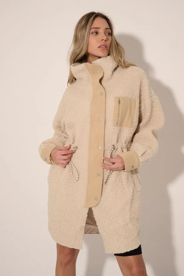 Shearling Contrast Jacket