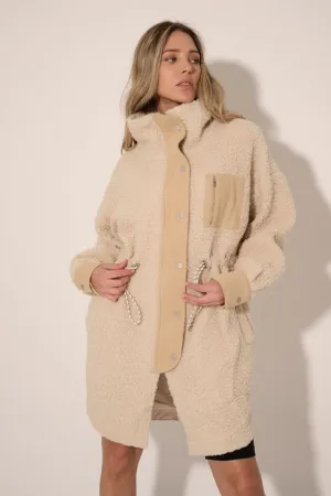 Shearling Contrast Jacket