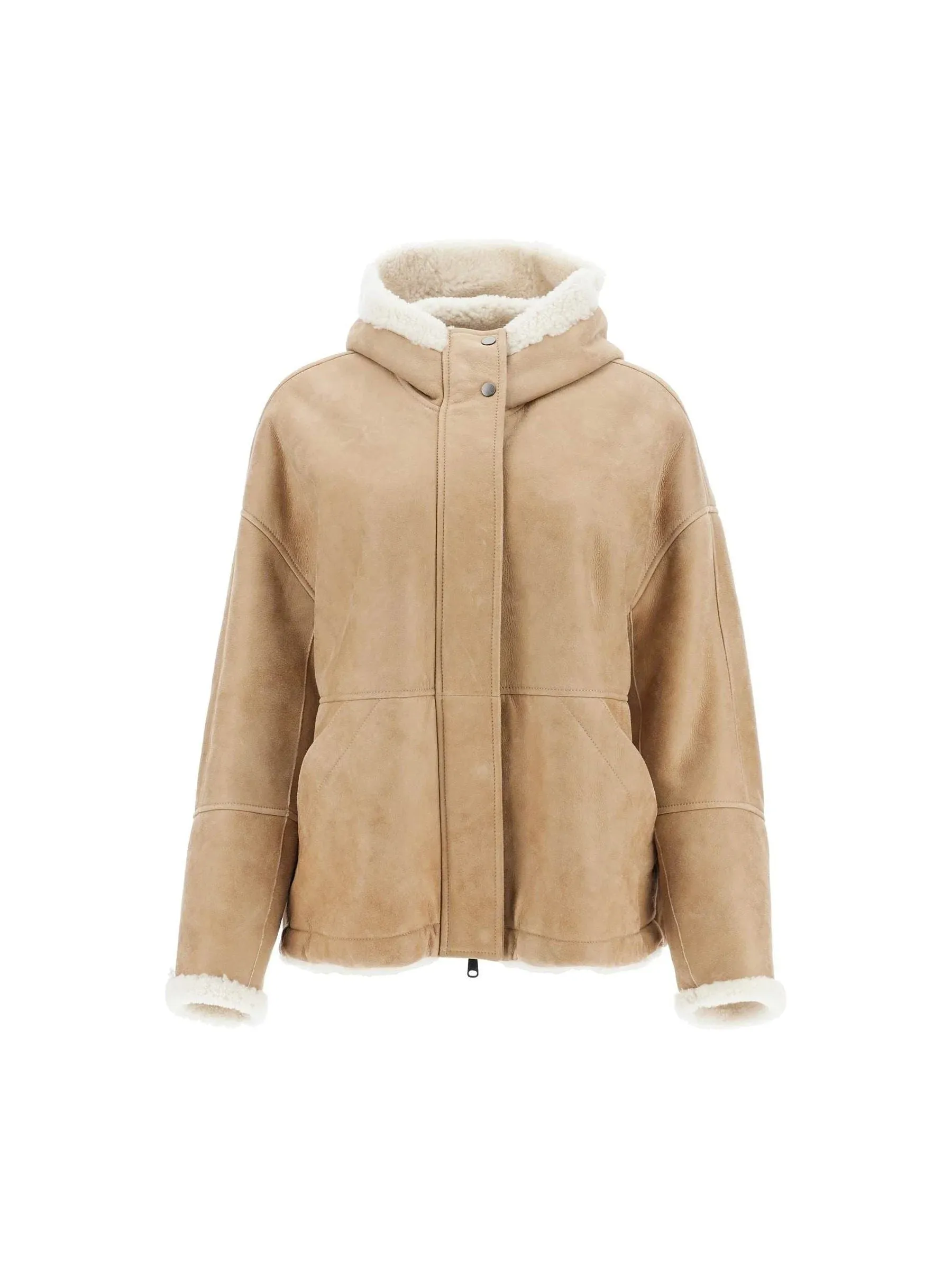 Shearling Hooded Jacket