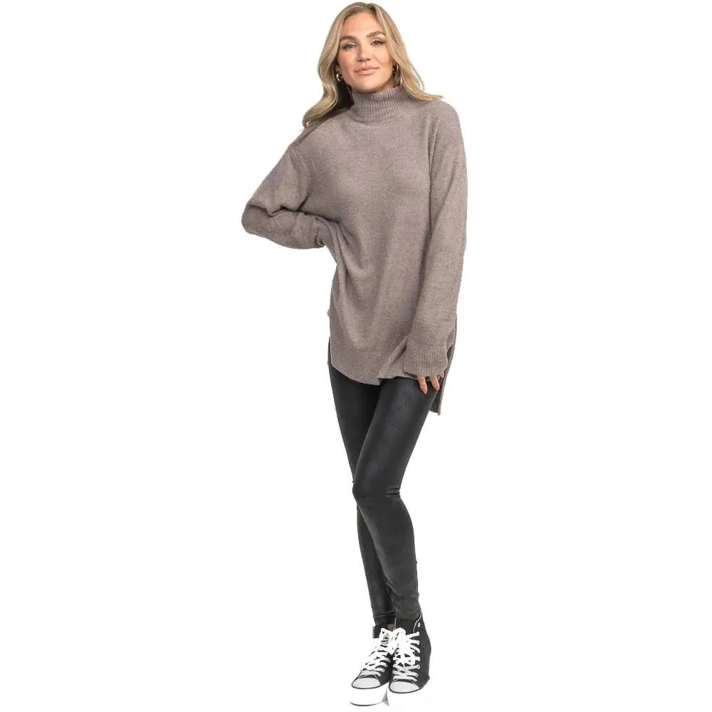 Southern Shirt Women's Dreamluxe Notched Turtleneck Sweater