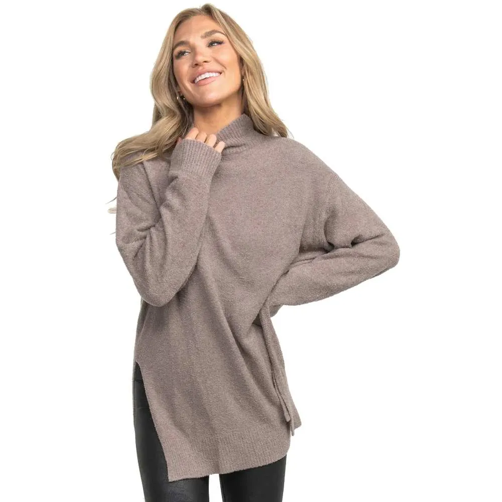 Southern Shirt Women's Dreamluxe Notched Turtleneck Sweater