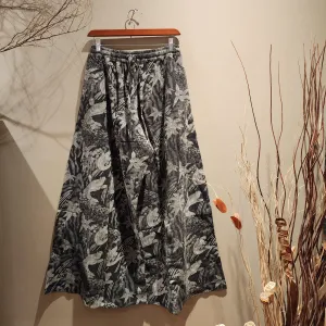 Stone Koi Fish Palazzo Pants